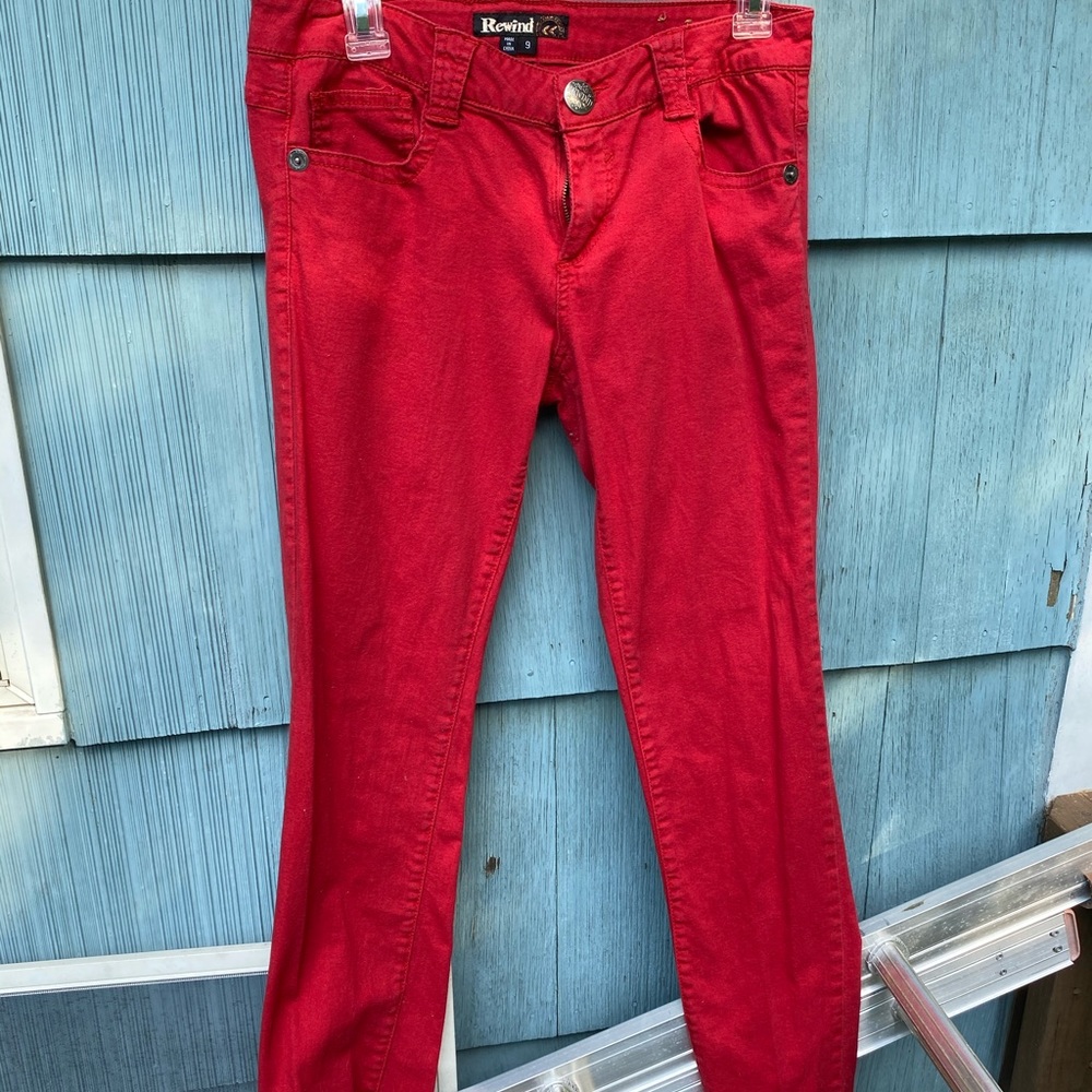 Junior’s Red Pants